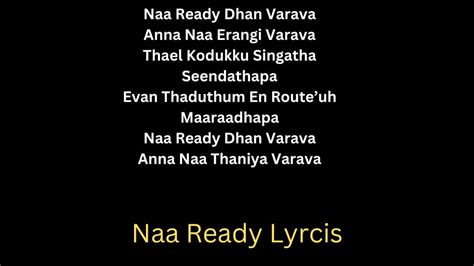 Naa Ready Song Lyrics By Thalapathy Vijay Amazing Song 2023