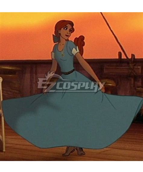 Disney Anastasia Anya Blue Dress Cosplay Costume