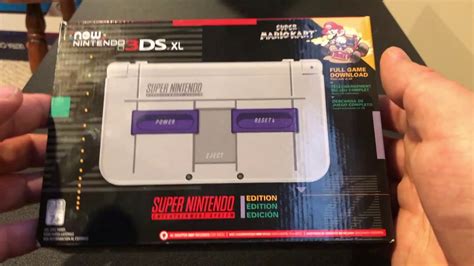 New 3DS XL SNES Edition Review - YouTube