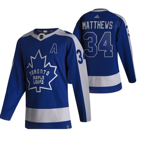 Toronto Maple Leafs #34 Auston Matthews Blue Men's Adidas 2020-21 ...