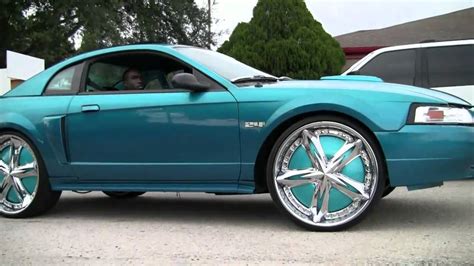 MUSTANG on 24 inch Shoalin rims- Florida Classic 2010 Series - YouTube