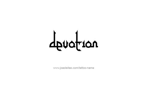 Devotion Feeling Name Tattoo Designs - Tattoos with Names