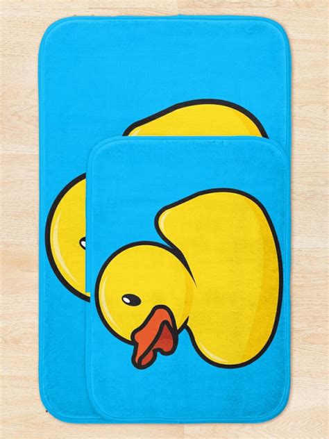 "Rubber Duck" Bath Mat for Sale by threeblackdots | Redbubble