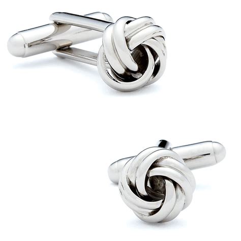 Silver Knot Cufflinks | Cufflinks, Accessories, Mens accessories vintage