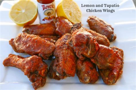 Lemon and Tapatío Chicken Wings - Presley's Pantry