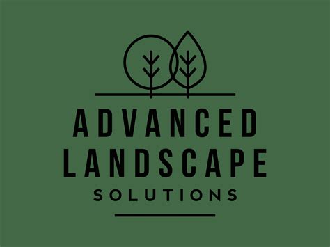 Advanced Landscape Solutions logo design