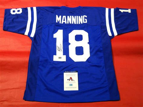 √ Peyton Manning Signed Jersey