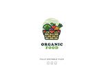 Organic food logo vector free download