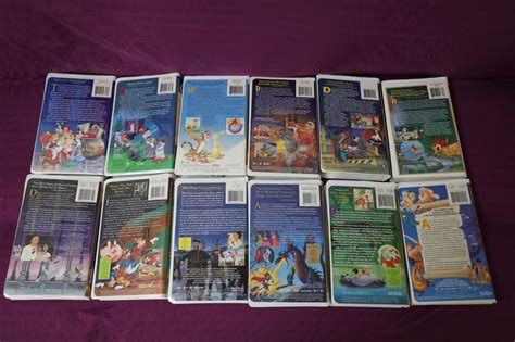 Disney Masterpiece VHS Entire Collection-originalsrare Lot the Lion King, Little Mermaid, Robin ...