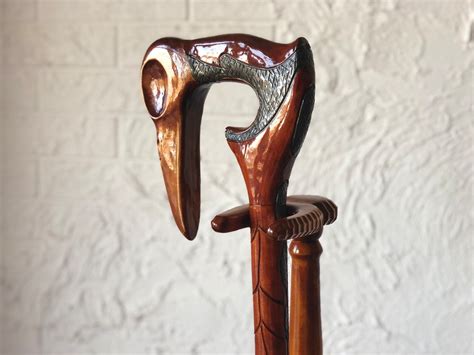 Custom Walking Cane Raven Skull Carved Walking Cane for Men - Etsy