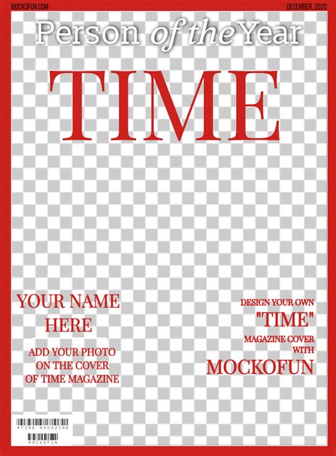 [FREE] Time Magazine Cover Template - MockoFUN