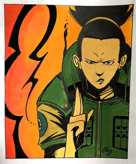 Shikamaru Nara #Naruto #ShadowPossessionJutsu #Artwork #Paint | Artwork ...