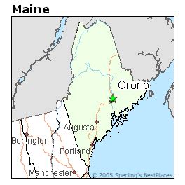 Map Of Orono Maine | Draw A Topographic Map