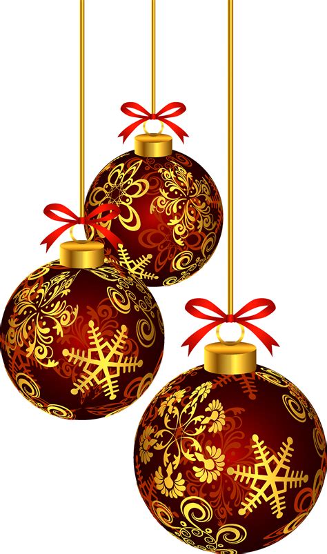 Christmas New Year golden ball - Christmas PNG image & Clipart | Christmas balls, Christmas ...