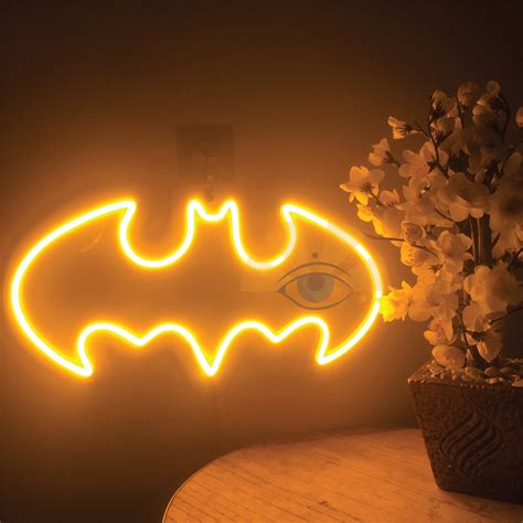 Batman Neon Sign Home Neon Decoration LED Neon Sign | Etsy