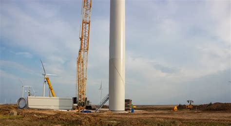 New wind turbine construction Stock Photos, Royalty Free New wind ...