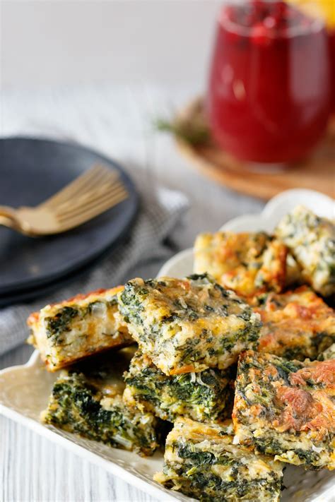 Spinach Squares {Classic Appetizer Recipe} - Goodie Godmother