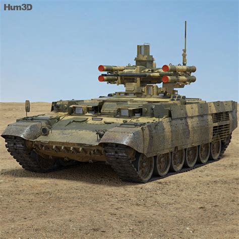 BMPT Terminator 3D model - Military on Hum3D