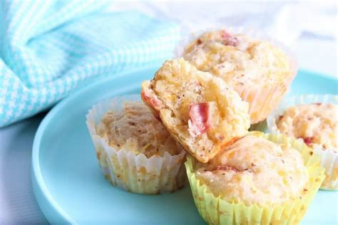 Ham and Cheese Muffins - With Hidden Veggies - 15 Mintues