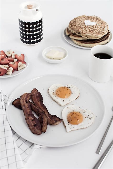 Heart-shaped-breakfast - Homey Oh My