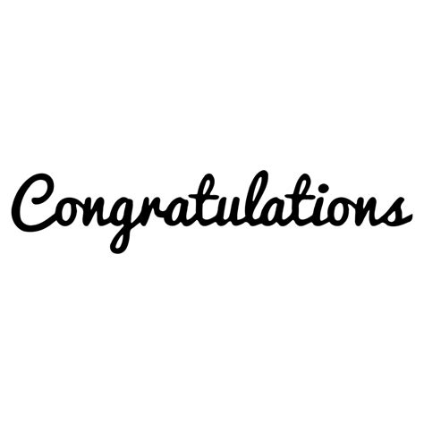 Black White Congratulations SVG Clipart Congratulations | lupon.gov.ph