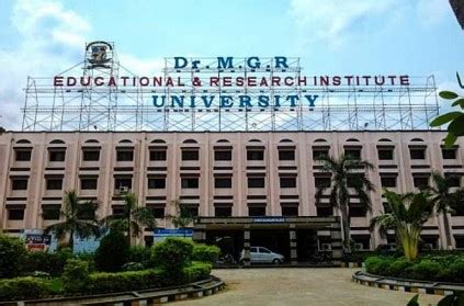 Dr.MGR University courses and admission 2020 details here | Tamil Nadu News