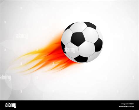 Illustration drawing soccer ball fire hi-res stock photography and ...