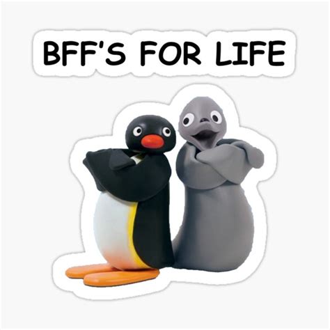 "Pingu best friends" Sticker for Sale by Heywood47 | Redbubble