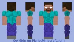 Buff herobrine Minecraft Skin