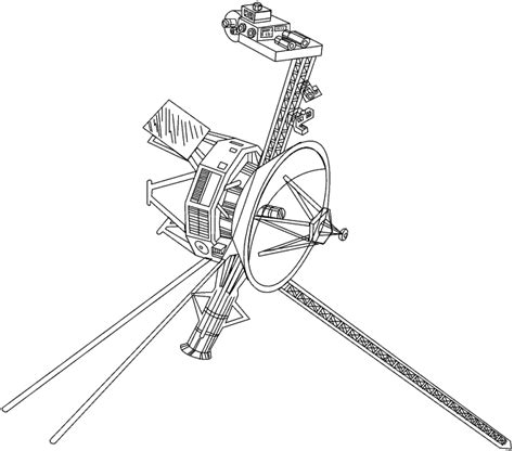 Nasa Voyager 2 Drawing