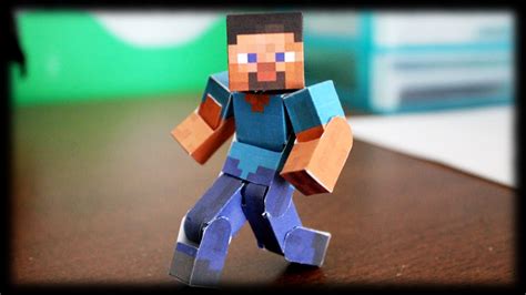 7+Simple Rooterbuster Minecraft Steve Papercraft - Victoria Jane