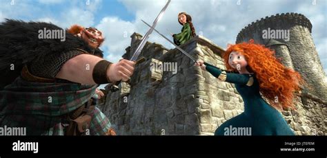 KING FERGUS QUEEN ELINOR & PRINCESS MERIDA BRAVE (2012 Stock Photo ...