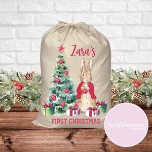 Red Peter Rabbit Christmas Tree PNG Peter Rabbit Sublimation - Etsy