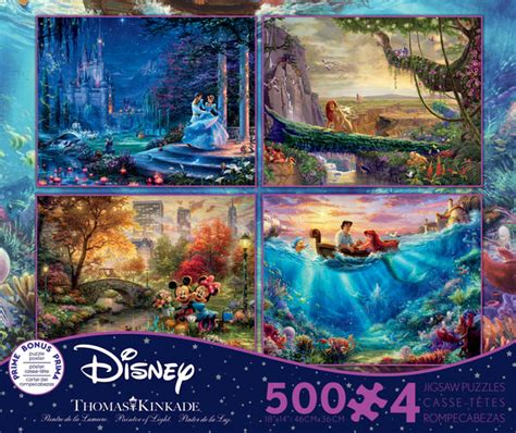 Thomas Kinkade Disney - Multipack - 4 in1 Puzzles – Ceaco.com