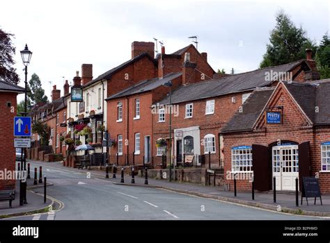 Swan Street, Alvechurch, Worcestershire, England, UK Stock Photo ...