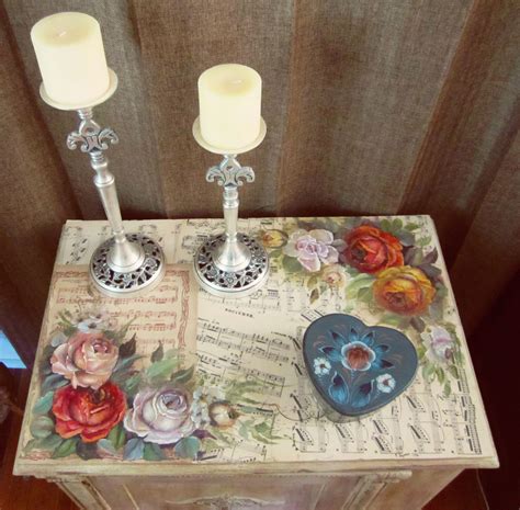 15 Inspirational DIY Decoupage Furniture Ideas - Live DIY Ideas