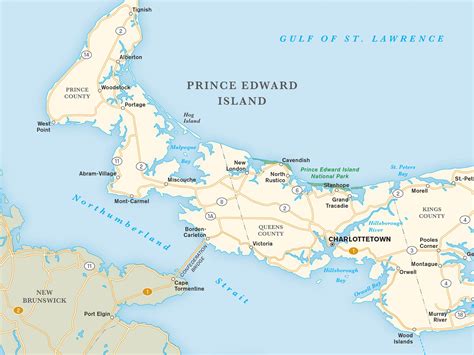 Prince Edward Island Map by Aaron Taveras on Dribbble