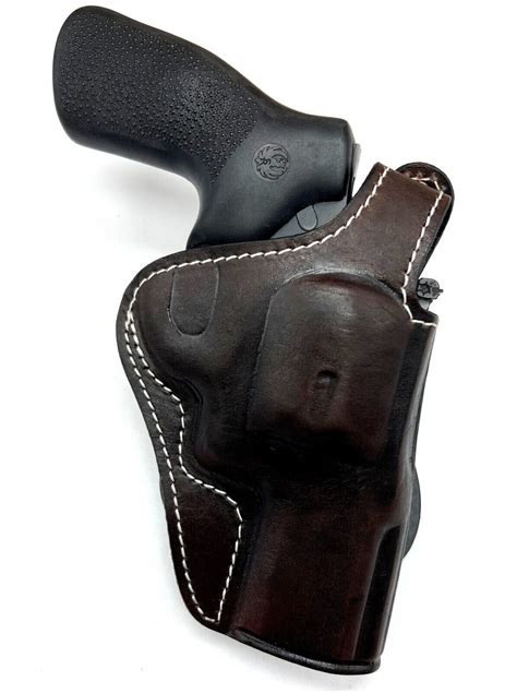 For 3" TAURUS 692, Right Hand Brown Leather Thumb Break Roto PADDLE Holster | eBay