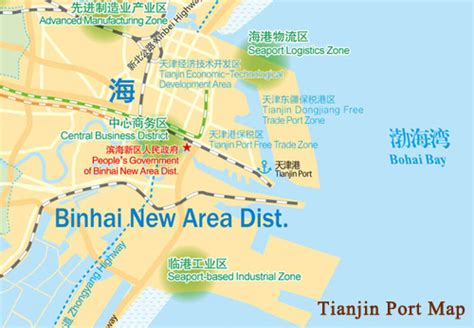 Tianjin Map: Tianjin China Map, Tianjin Port Map