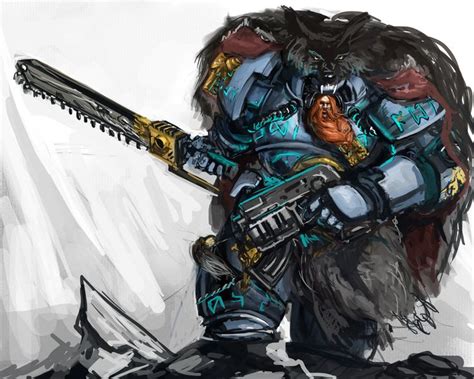 Space Wolf by Erebus88 on deviantART in 2023 | Space wolves, Warhammer ...