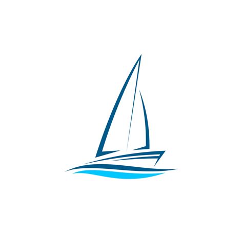 Yacht boat, sea leisure or sailing regatta icon 20402335 Vector Art at ...