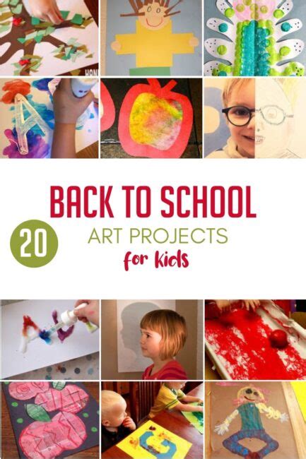 20 Back to School Art Projects for Kids - hands on : as we grow