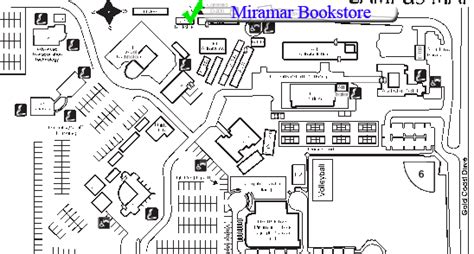 Map to Miramar | Miramar Campus Bookstore