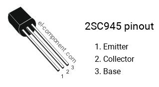 2SC945 n-p-n transistor complementary pnp, replacement, pinout, pin ...