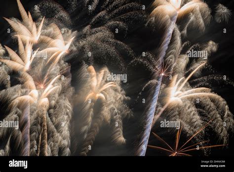 Lord Mayor's fireworks display in London UK Stock Photo - Alamy