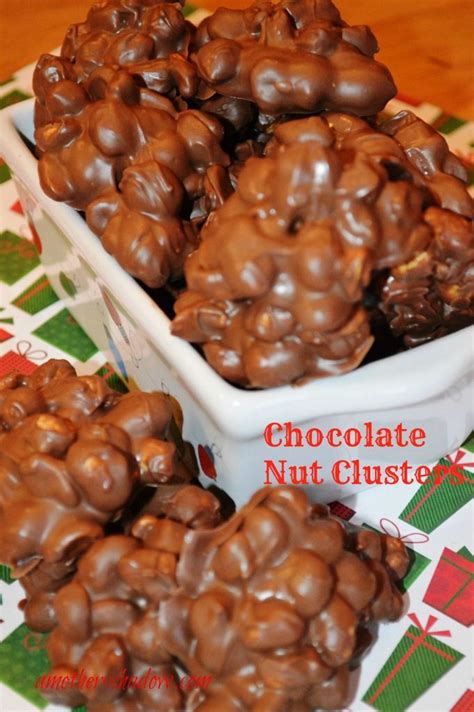 Easy Chocolate Covered Nut Clusters | Chocolate covered nuts, Easy ...