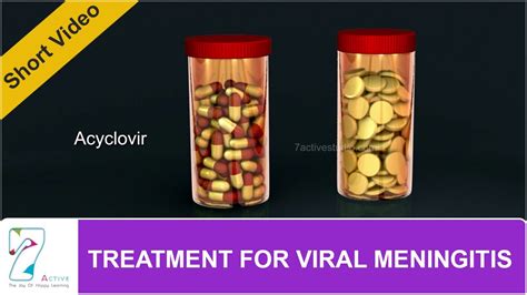 TREATMENT FOR VIRAL MENINGITIS - YouTube