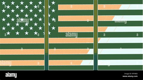 American flag vector art hi-res stock photography and images - Alamy