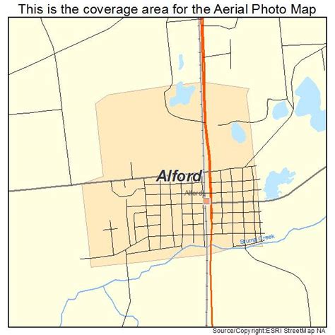 Aerial Photography Map of Alford, FL Florida