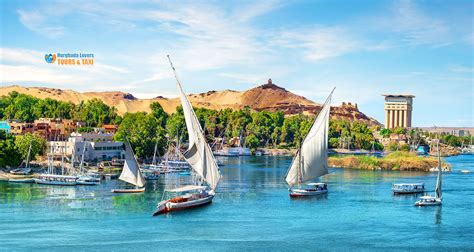 Felucca Ride on The Nile River from Aswan Egypt Hotels at Sunset